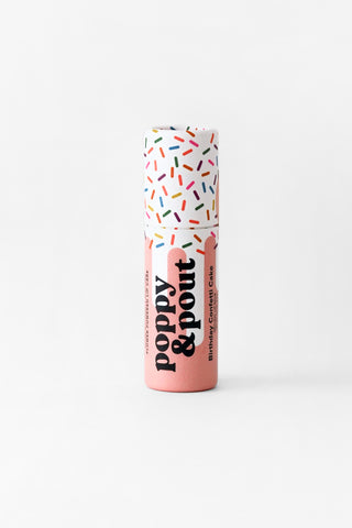 Pink Confetti Birthday Cake Big Balm