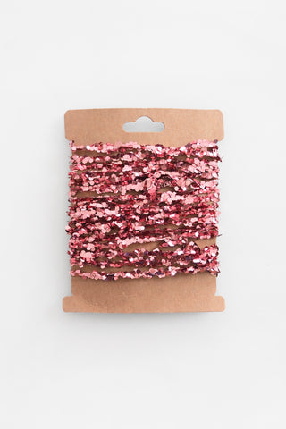 Pink Glitter Garland String