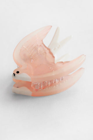 Pink Swallow Claw Clip
