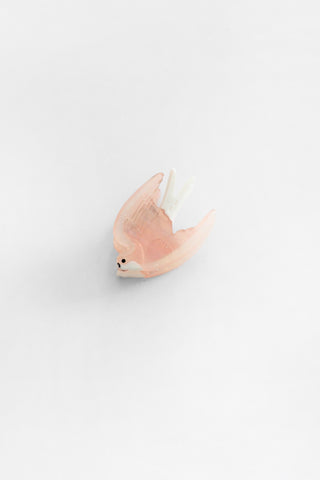 Pink Swallow Claw Clip