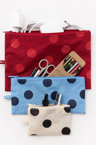 Polka Dot Mix Flat Pouch Set