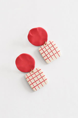 Poppy Lattice Earrings