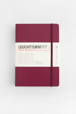 Port Red Hardcover Notebook