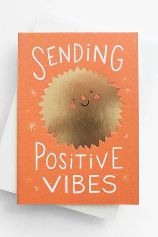 Positive Vibes Greeting Card