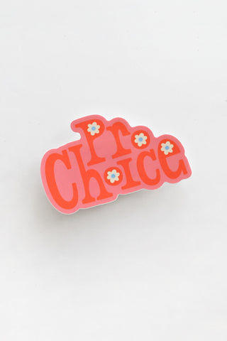 Pro Choice Vinyl Sticker