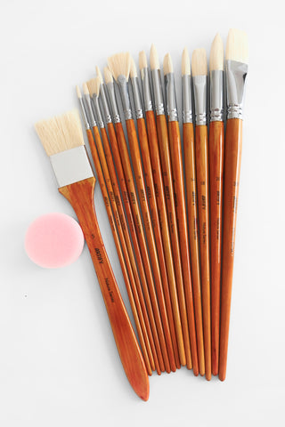 Professional Oil Paint Brush Set