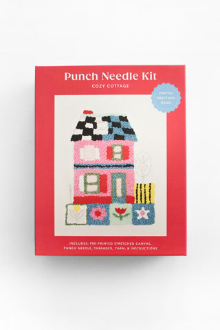 Punch Needle Kit: Cozy Cottage