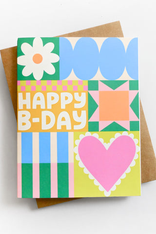 Quilted Birthday Greeting Card