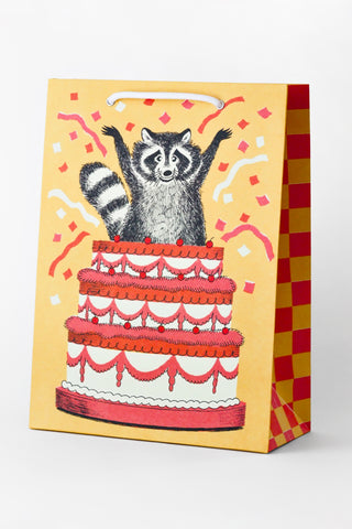 Raccoon & Cake Gift Bag