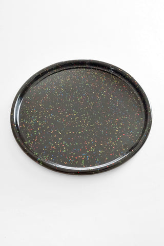 Rainbow Falls Enamel Round Tray