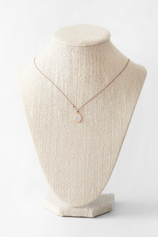 Rainbow Moonstone 18k Necklace