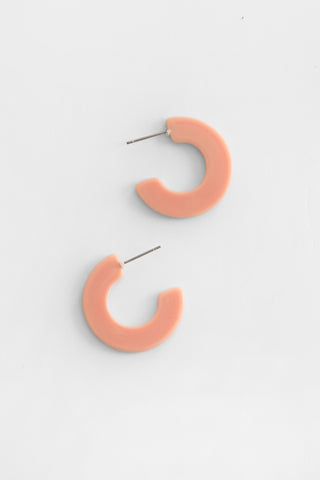 Ray Hoop Earrings Petal