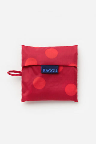 Red Polka Dot Standard Baggu Tote