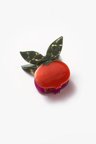 Red Pomegranate Fruit Hair Claw