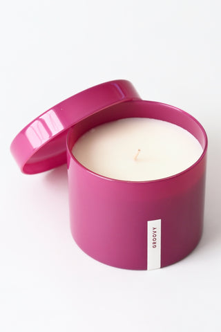 Reusable Glass Candle Groovy
