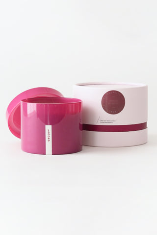 Reusable Glass Candle Groovy