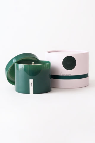 Reusable Glass Candle Lucky