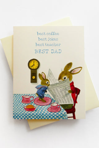 Richard Scarry All Around Best Dad Greeting Card