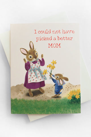 Richard Scarry Daffodil Mom Greeting Card