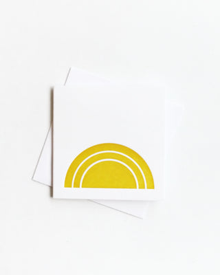 Rising Sun Mini Greeting Card