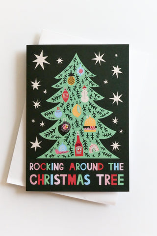 Rockin' Around The Christmas Tree Greeting Card