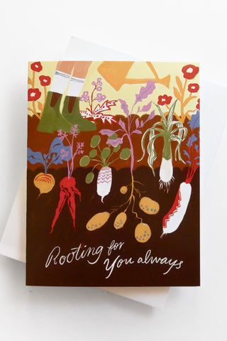 Rooting For You Sweet Garden Greeting Card
