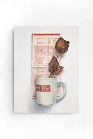 Rose with Train Schedule