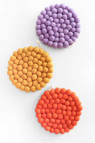 Round Wool Trivet