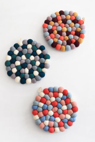 Round Wool Trivet
