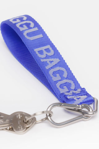 Royal Blue Logo Keychain
