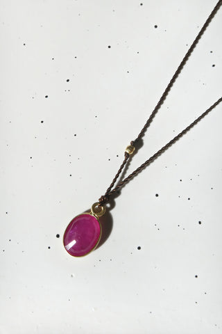 Ruby 18k Necklace