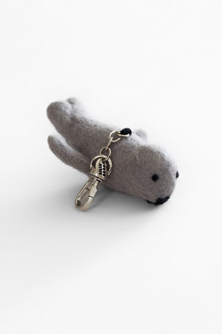 Sam the Seal Felt Keychain