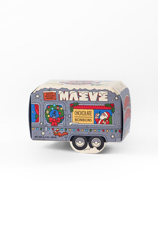 Santa's Camper Bonbon Box
