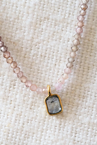 Double Sapphire Necklace