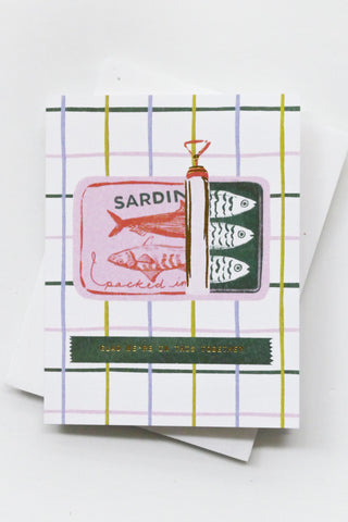 Sardines Greeting Card