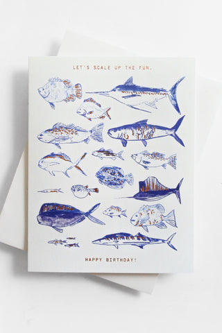 Scale Up the Fun Greeting Card