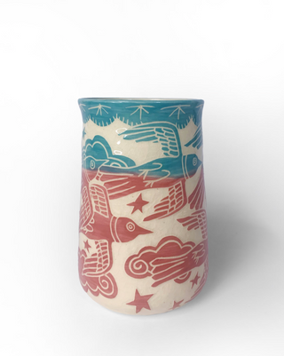 Sea Birds Vase