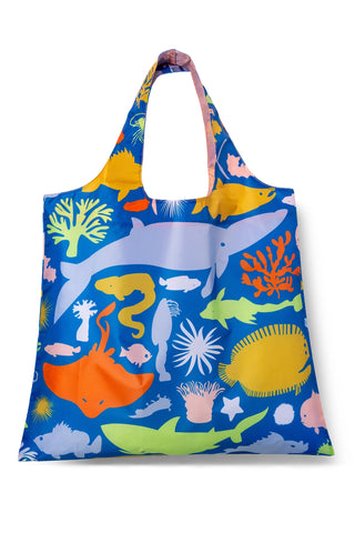 Sea Animals Art Sack® by Banquet Workshop - Beach Tote Bag
