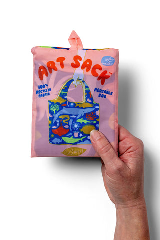 Sea Animals Art Sack® by Banquet Workshop - Beach Tote Bag