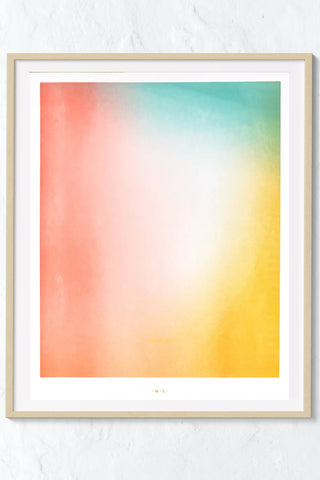 September Aura 9 Risograph Art Print