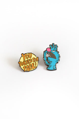 Sesame Street: The Monster at the End of This Book Enamel Pin Set