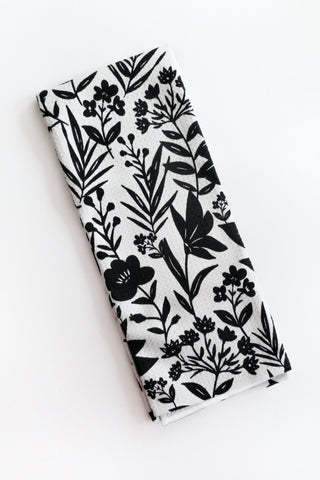 Tea Towel Shadow Flower