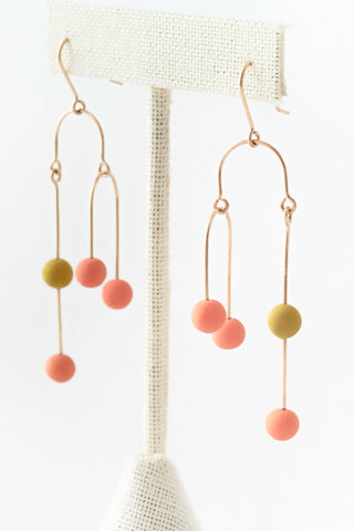 Sherbet + Citrine Mod Mobile Earrings