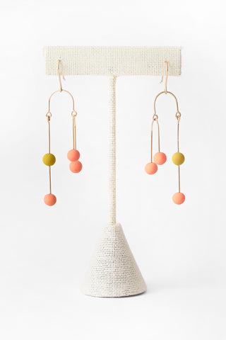 Sherbet + Citrine Mod Mobile Earrings