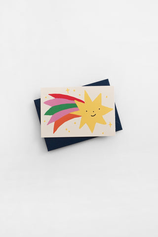 Shooting Star Mini Greeting Card