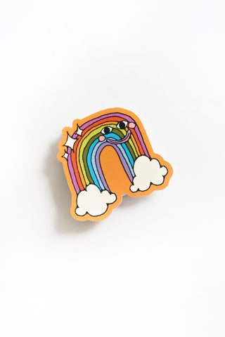 Silly Rainbow Vinyl Sticker