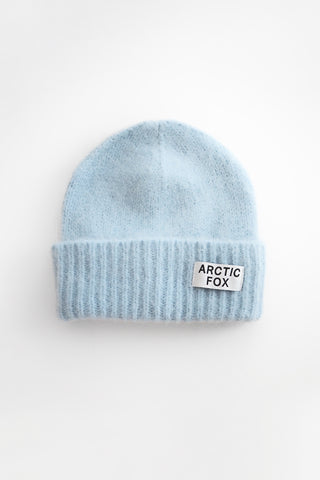 Sky Blue Mohair Beanie