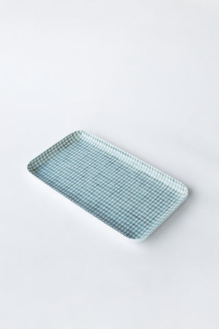 Small Coated Linen Tray, Jesse