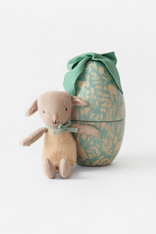 Small Dusty Mint Micro Lamb Easter Egg