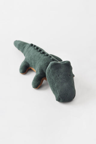 Small Forest Green Crocodile